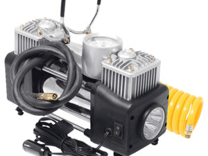Компрессор QUMO AC70 150 PSI 300вт/Кейс/Ремкомплект/Инструменты/5м/12Вприкур+кро