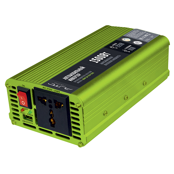Преобразователь 12В==>>220В QUMO QAI-906-4000 (AVCN-Q4000) 4000Вт/USB/Дисплей — изображение 2