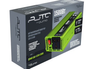 Преобразователь 12В==>>220В QUMO QAI-906-4000 (AVCN-Q4000) 4000Вт/USB/Дисплей