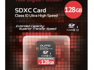 128GB Карта памяти Micro Secure Digital Card UHS-I Qumo class10+адаптерSD Ultra
