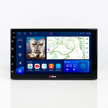 7'Автомагнитола NOVA TS18 ANDROID12 IPS/SIM/4GB/64GB/DSP/3RCA/BT/2USB/2Микр — изображение 10