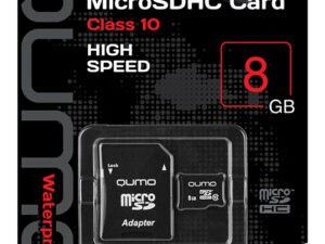 8GB Карта памяти Micro Secure Digital Card Qumo + адаптер SD Class 10